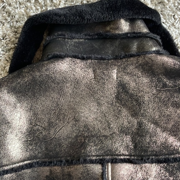 Sunset & Spring Faux Fur Lined Moto Jacket - Picture 6 of 7